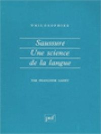 Philosophies: Saussure Une Science De La Langue