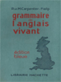 Grammaire De L'anglais Vivant