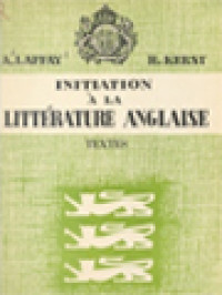 Initiation à La Littérature Anglaise – Textes