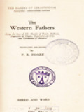 The Western Fathers: Being The Lives Of Martin Of Tours, Ambrose, Augustine Of Hippo, Honoratus Of Arles And Germanus Of Auxerre