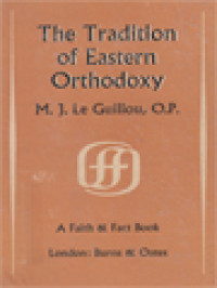 The Tradition Of Eastern Orthodoxy