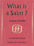 What Is A Saint?