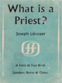 Image of What Is A Priest?