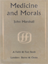 Medicine And Morals