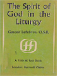 Image of The Spirit Of God In The Liturgy
