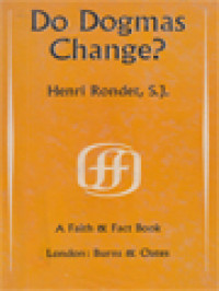 Image of Do Dogmas Change?