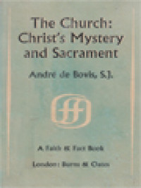 Image of The Church: Christ's Mystery And Sacrament