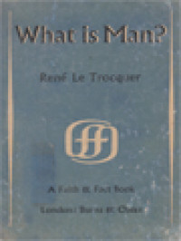 What Is Man ?