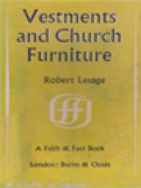 Vestments And Church Furniture