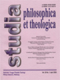 Studia Philosophica Et Theologica: Michael Foucault: Sejarawan Spesifikasi Masa Kini; Peran Maria Sebagai Bunda Dan Guru Imamat Dalam Pembinaan Imam Di Era Revolusi 4.0; Cintakasih Pastoral Sebagai Jiwa Spiritualitas Imam Menurut Pastores Dabovobis; Kelola Bumi Peduli Ekologi Menurut Kej 1:28