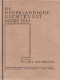 De Nederlandsche Dichtkunst Sinds 1880