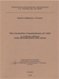 Image of The Carmelite Constitutions Of 1357: A Critical Edition With Introduction And Notes