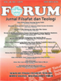 Forum Filsafat: Etika Politik Dalam Patrologi Ruang Publik; Menyibak Selubung Etika Politik Di Indonesia Dalam Sorotan Aristoteles; Korupsi Di Kota Malang Dan Etika Nilai Max Scheler