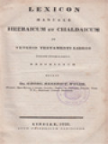 Lexicon Manuale Hebraicum Et Chaldaicum In Veteris Testamenti Libros