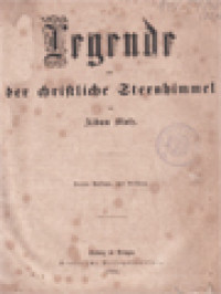 Image of Legende Oder Der Christliche Sternhimmel