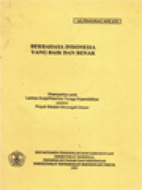 Image of Berbahasa Indonesia Yang Baik Dan Benar