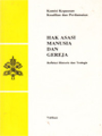 Image of Hak Asasi Manusia Dan Gereja: Refleksi Historis Dan Teologis