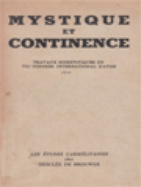 Image of Mystique Et Continence Travaux Scientifiques Du VIIe Congres International D'avon