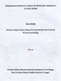Image of Pemahaman Budaya Lokal Di Tengger Terhadap Agama Hindu - Disusun Sebagai Bahan Dialog Di Gereja Katolik Maria Bunda Karmel Probolinggo