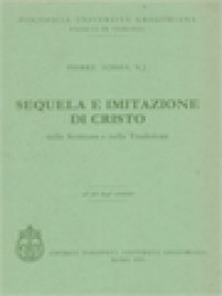 Image of Sequela E Imitazione Di Cristo  Nella Scrittura E Nella Tradizione