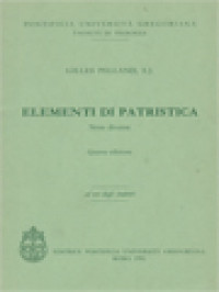 Image of Elementi Di Patristica Note Diverse