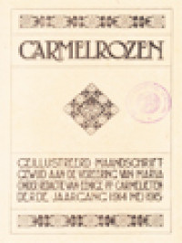 Carmelrozen - Jaargang III-IV. Afl. 1 - 12 (Mei 1914 - April 1916)