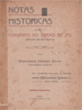 Notas Históricas Do Convento Do Carmo De Itu (Estado De Sao Paulo) 1719-1919