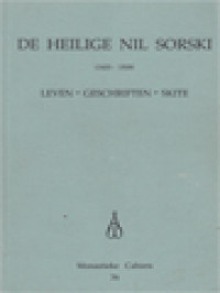 De Heilige Nil Sorski (1433-1508): Leven - Geschriften - Skite