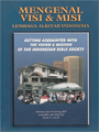 Image of Mengenal Visi & Misi Lembaga Alkitab Indonesia (Getting Acquanted With The Vision & Mission Of The Indonesian Bible Society