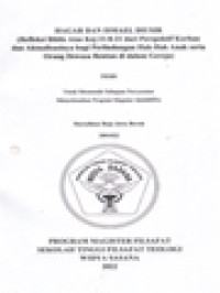 Image of Hagar Dan Ismael Diusir (Refleksi Biblis Atas Kej 21:8-21 Dari Perspektif Korban Dan Aktualisasinya Bagi Perlindungan Hak-Hak Serta Orang Dewasa Rentan Di Dalam Gereja)