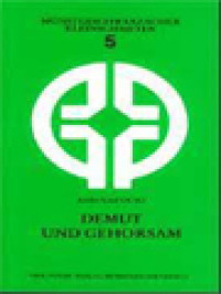 Image of Demut Und Gehorsam: Bei Der Einführung Ins Mönchsleben