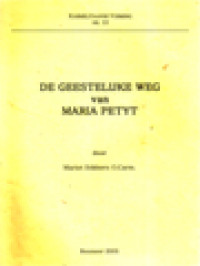 Image of De Geestelijke Weg Van Maria Petyt