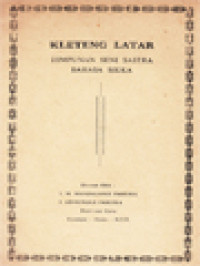 Image of Kleteng Latar: Himpunan Seni Sastra Bahasa Sikka