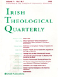 Image of Irish Theological Quarterly