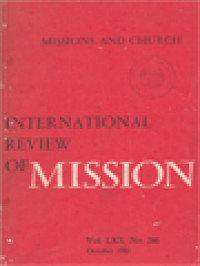 Image of International Review Of Mission