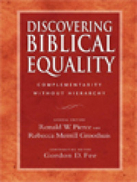 Image of Discovering Biblical Equality: Complementarity Without Hierarchy / Rebecca Merrill Groothuis, Ronald W. Pierce (Edited)