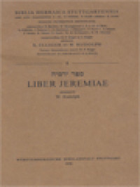 Image of ספר ירמיה (Liber Jeremiae)