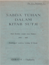 Sabda Tuhan Dalam Kitab Suci Dari Ibrahim Sampai Masa Hakim 1850-1000: Pandangan-Pandangan Modern Tentang Alkitab