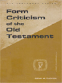 Form Criticism Of The Old Testament