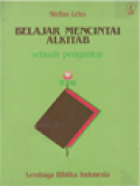 Image of Belajar Mencintai Alkitab: Sebuah Pengantar