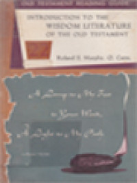 Image of Old Testament Reading Guide: Introduction To The Wisdom Literature Of The Old Testament