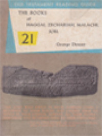 Image of Old Testament Reading Guide 21: The Books Of Haggai, Zechariah, Malachi Joel