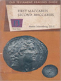 Image of Old Testament Reading Guide 13: First Maccabees Second Maccabees