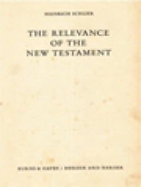 Image of The Relevance Of The New Testament