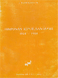 Himpunan Keputusan MAWI 1924-1980