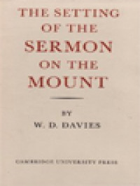 The Setting Of The Sermon On The Mount