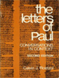 The Letters Of Paul: Conversations In Context