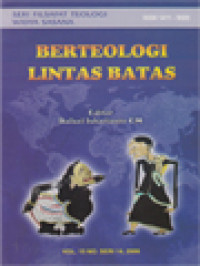 Image of Berteologi Lintas Batas (14) / Rafael Isharianto (Editor); Tuhan Dan Sejarah Pemikiran Semit Dan Asia: Antara Pertautan Dan Persilangan (93-112)