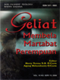 Geliat Membela Martabat Perempuan (15) / Merry Teresa S.R., Agung Wahyudianto (Editor); Kekuatan Spiritual Perempuan Dan Perannya Dalam Hidup (161-169)