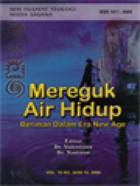 Image of Mereguk Air Hidup: Beriman Dalam Era New Age (18) / Valentinus, Yustinus (Editor)